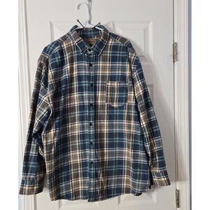 Clear Water  Womans Outfitters Long sleeve Plaid Shirt Size XL Fannel